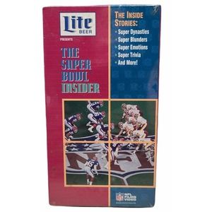Miller Lite Beer The Super Bowl Insider VHS 1992 NFL Films Video SEALED